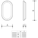  LED spoljašnja zidna svetiljka LED/6W/230V IP54, bela | Eponuda.com