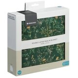 Dvoslojno baby ćebence od muslina 100x100 Secret Garden Green KKB13102 Cene