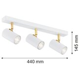  Argon 1475 - Spot svetiljka LAGOS 3xGU10/5W/230V bela/zlatna | Eponuda.com