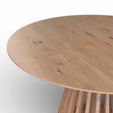 Bessagi Home Jedilna Miza Ennio, Ø 120cm, Barva Hrasta | Shoptok.si