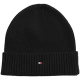 Tommy Hilfiger LAG PIMA COTTON BEANIE SCARF AM0AM12937 Crna