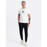 Ombre Men's jogger sweatpants - black Cijene
