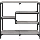 vidaXL Konzolna mizica siva sonoma 103x32x95 cm inženirski les | Shoptok.si