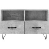 TV ormarić boja betona 80 x 36 x 50 cm konstruirano drvo | shoptok.hr