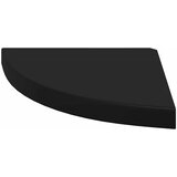  Plutajuća kutna polica crna 35 x 35 x 3,8 cm MDF | Eponuda.ba