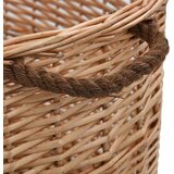 vidaXL košara za drva za ogrjev s ručkama 78x54x34 cm od prirodne vrbe | shoptok.hr