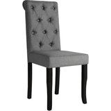 Maison Chic Jedilni stoli - Vzorci stoli 2 kosa temno sivo blago A547, (22032375) Cene