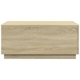  Stolić za kavu s LED svjetlima boja hrasta 90 x 50 x 40 cm | shoptok.hr