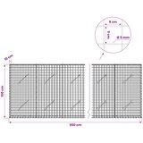  Gabion s 5 mm žicom i mrežom 5x5 cm 950x10x100 cm | shoptok.hr