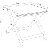  Ležaljka 2 pcs Čvrsto drvo eukaliptusa Crna | shoptok.hr