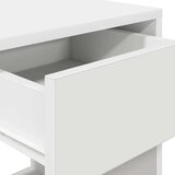 vidaXL Noćni ormarići s ladicom 2 kom bijeli 35x34x66,5 cm | shoptok.hr