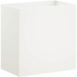  Vrtna saksija 2 kom. Bijela 50 x 30 x 50 cm Čelična vrata | shoptok.hr