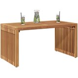  Vrtni bočni stol Smeđa 70 x 37,5 x 35,5 cm Čvrsto teak drvo | shoptok.hr