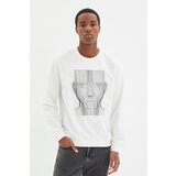 Trendyol Ecru Men's Sweatshirt | shoptok.hr