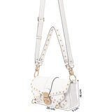 Guess Torba za čez ramo 'SARDINIA' zlata / bela | Shoptok.si