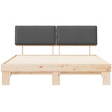  Krevetni okvir s tapiciranim uzglavljem Tamno siva 200 x 200 cm | Eponuda.com
