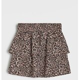 Sinsay Mini suknja s volanima i leopard uzorkom | shoptok.hr