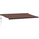vidaXL na automatsko uvlačenje smeđa 500 x 300 cm | shoptok.hr