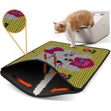 WALLXPERT WC pretinac za mačke Nrszn0063, 45 x 60 cm, žuti | Eponuda.ba