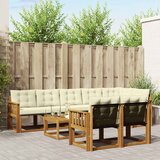  Set vanjskih sofa 9 kom. Prirodna i krem | shoptok.hr