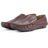 Ducavelli Attic Genuine Leather Men's Casual Shoes , Rok Loafers Brown Cene