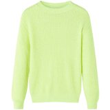  Dječji džemper pleteni neonskožuti 140 | shoptok.hr