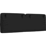 vidaXL Jastuk za uzglavlje crni 120 cm od tkanine | shoptok.hr