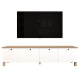 Hanah home TV komoda, bijela Slike