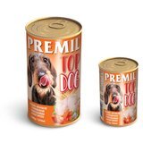 Premil top dog živina - konzerve - vlazna hrana za pse 1240g Cene
