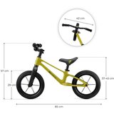 Kinderkraft bicikl guralica eter lime | ePonuda.com