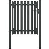  Vrtna vrata za ogradu od čelika 100x100 cm antracit boje | shoptok.hr