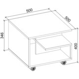 MID.YOU Klubska Miza Stango S, Bela | Shoptok.si