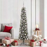 vidaXL Umjetno božićno drvce s stalakom Zelena 50.5 x 50.5 x 180 cm | shoptok.hr