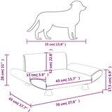  Za pse crni 70 x 45 x 28 cm od tkanine | shoptok.hr