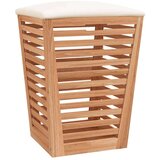 vidaXL Kupaonski stolac 40 5 x 40 5 x 56 cm od masivnog drva oraha | shoptok.hr