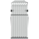  Držač za cjepanice srebrni 300x45x100 cm od pocinčanog čelika | shoptok.hr