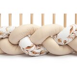 Sensillo pletenica - branik za dječji krevetić 210cm bež | shoptok.hr