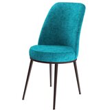 Hanah home set trpezarijskih stolica Dexa 8 kom, tirkizna tkanina Babyface, braon metalne noge | Eponuda.com