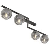  Plafonsko svetlo NATON 4xE14/10W/230V crno/zadimljeno | Eponuda.com