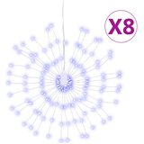  Božićna svjetla zvjezdani prasak 140 LED 8 k plava 17 cm | shoptok.hr