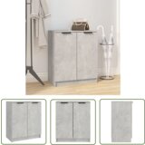The Living Store Omarica za čevlje betonsko siva 59x35x70 cm konstruiran les - Omarica Za Čevlje, (21744890) | Shoptok.si