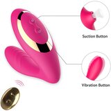 Tracy's Dog OG Pro2 - radijsko vodeni, vodoodporni vibrator 2v1 (roza) | Shoptok.si