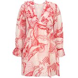 River Island Petite Obleka rdeča / bela | Shoptok.si