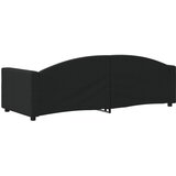  Dnevni krevet crni 80 x 200 cm od tkanine | shoptok.hr