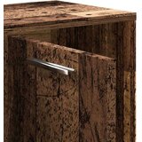 vidaXL Polica za knjige Staro drvo 90x28x90 cm Konstruirano drvo | shoptok.hr