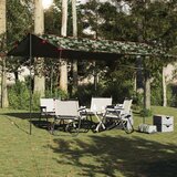 vidaXL Ponjava za kampiranje kamuflažna 506x306 cm vodoodporna | Shoptok.si