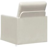  Fotelja Krem 70 x 81 x 82 cm Baršun - Krem 60 cm | shoptok.hr