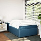 vidaXL Box spring krevet s madracem tamnoplavi 120 x 200 cm baršunasti | shoptok.hr