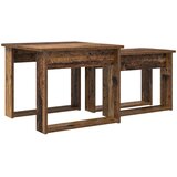 Set stolića za kavu 2 pcs Staro drvo Konstruirano drvo | shoptok.hr