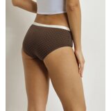 DIM LES POCKETS COTTON BOXER 3x - Women's cotton panties 3 pcs - dark brown - light brown | Shoptok.si